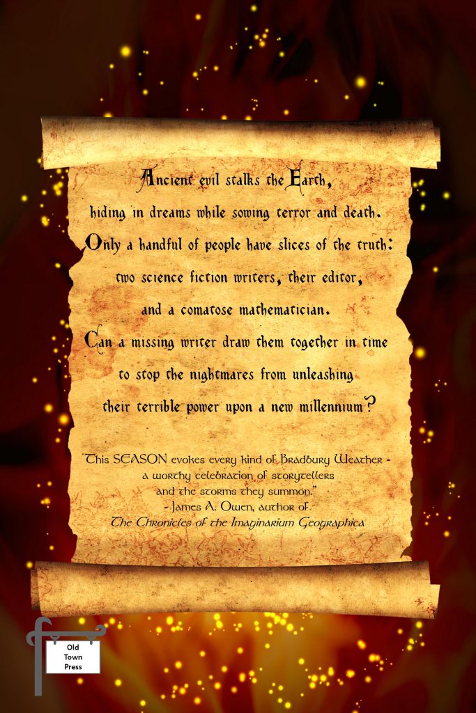 Back cover for A Fine and Dangerous Season.